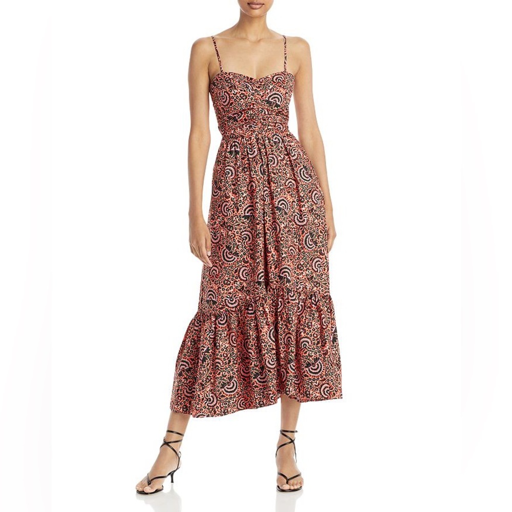 🆕 Lilah Printed Midi Dress | A.L.C